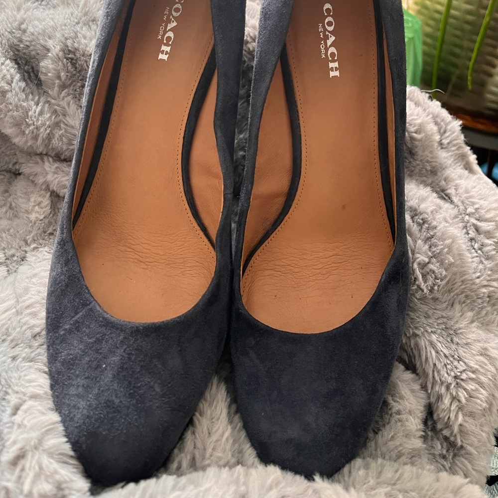 Coach Suede Wedge